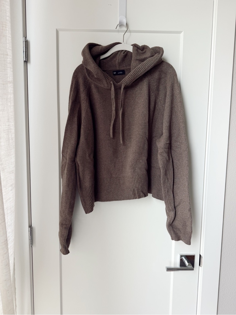 Brown Knit Hoodie from Gap